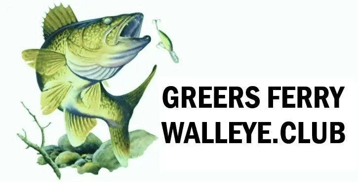 Greers Ferry Walleye Club logo with fish